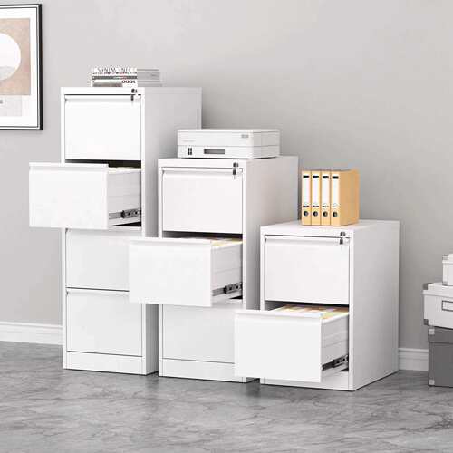 挂捞柜A4FC快劳柜卡箱办公室抽屉式文件夹柜铁皮档案合同柜四斗柜