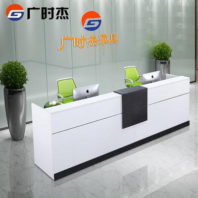 轻奢高级吧台商接用收前台-2银公台 现代简约酒店服务台司待感前