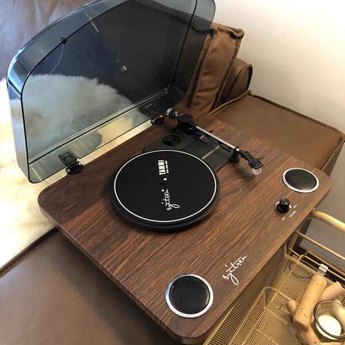 Syitren赛塔林黑胶唱片机TAMMI复古留声机蓝牙音响MANTY3代唱片机