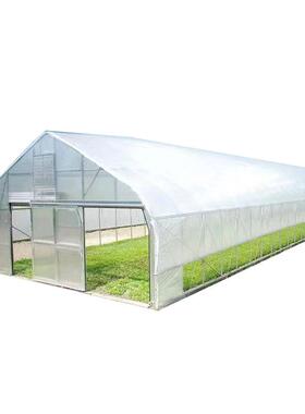 天津厂家易单冷棚温TUL室蔬体菜花卉春秋棚薄简膜日光种植棚