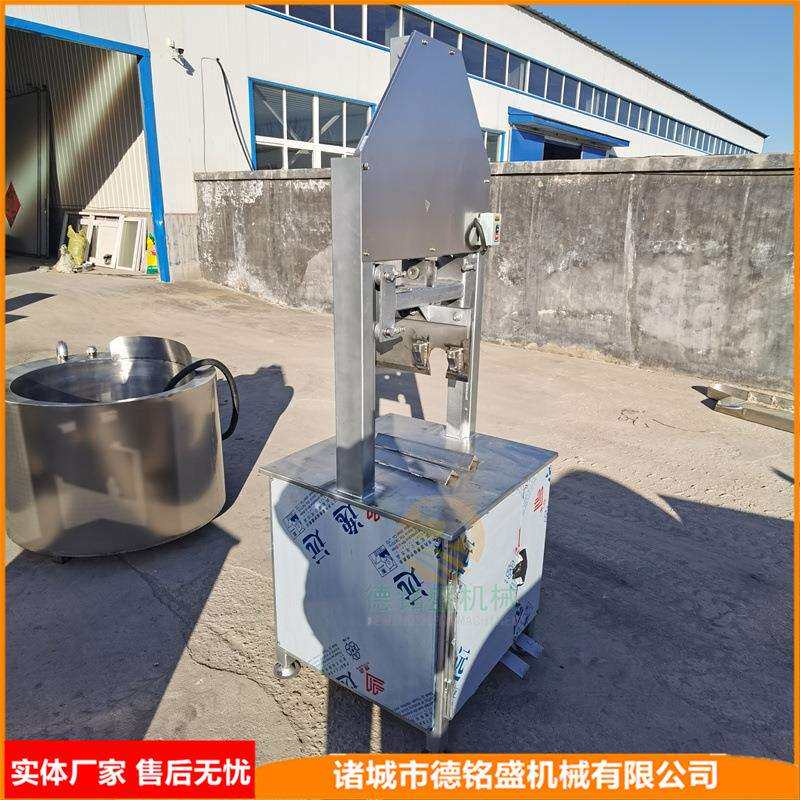 刀片600*300mm劈牛头设备 脚踏式牛头劈半机 切割猪牛羊头机器