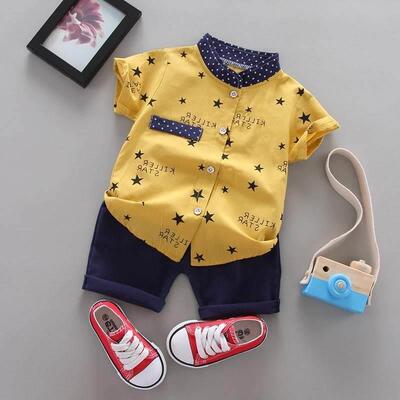 children Clothes T-shirt Shorts boy for Boys Set Baby Kids