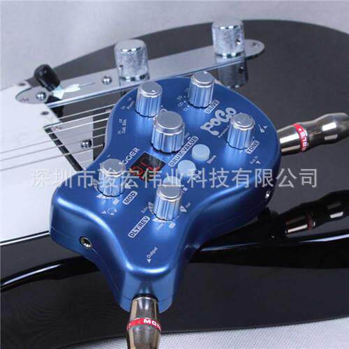 MOOER魔耳POGO迷你电吉他便携式综合效果器带校音+鼓机效果送电源