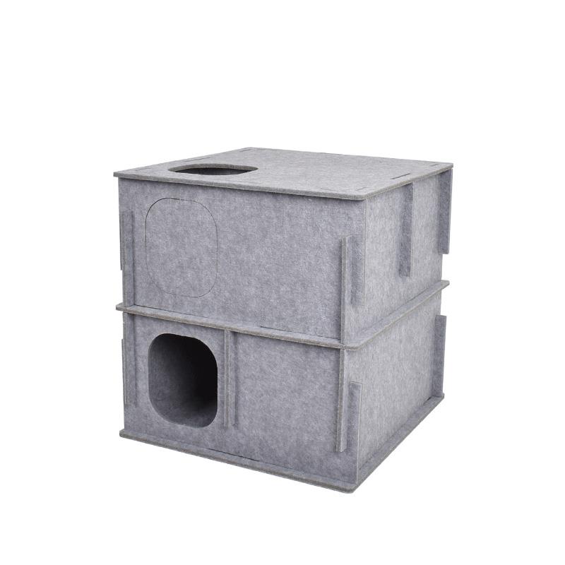 高档洞叠叠乐猫躲迷宫猫隧道游猫窝玩具爬架猫猫钻毛毡猫抓板益智