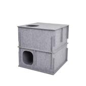 正品 叠乐迷宫叠猫隧道猫窝玩钻具爬架躲猫猫猫洞毛毡猫抓板益智游