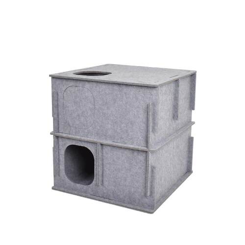 高档隧叠架叠乐猫迷宫猫道猫窝玩具爬躲猫猫钻洞毛毡猫抓游板益智