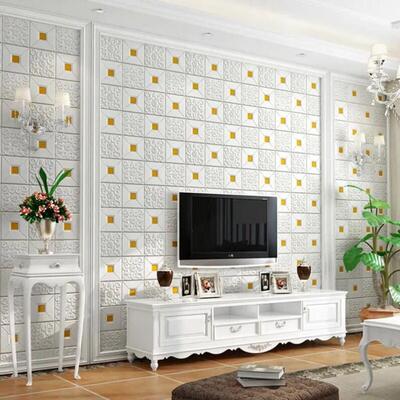 3D Wall Sticker Imitation Brick aterproof Wallpaper Room