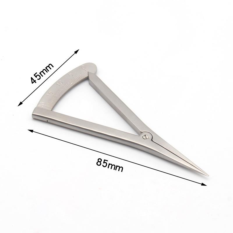 皮革工具精细款间距规带刻度 划线规 边线器 迷你型45*85mm