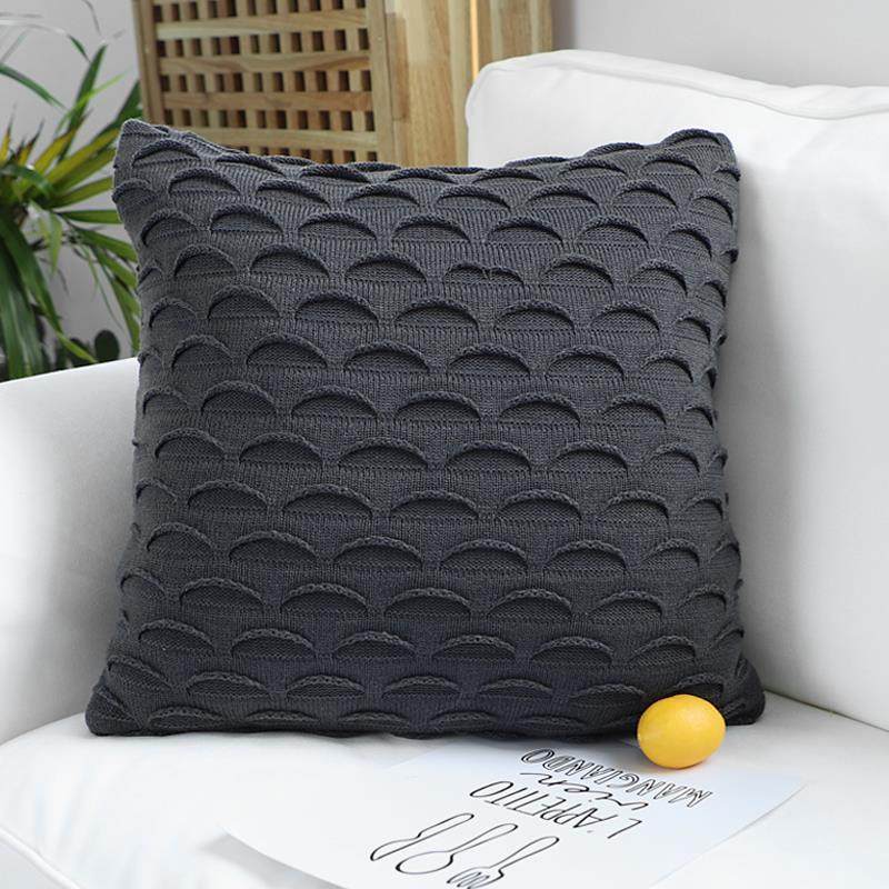 高档北欧立体编织样发板房线针织抱枕客厅沙装饰垫靠纯色卧室毛靠,居家布艺,靠垫/抱枕,淘宝优惠券,粉丝福利购,淘宝优惠卷