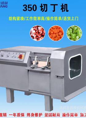 商用微冻猪肉切丁机牛羊肉多功能切丁切条机350全自动切丁机厂家