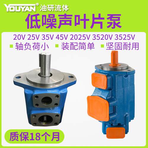 2520V双联3525V威格士型4535V叶片油泵20V3A-1A B C-22R 25V10A14