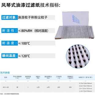 V型过滤纸滤厂家WSV直销褶皱过滤器雾处漆理滤柜网海棉过棉 风琴式