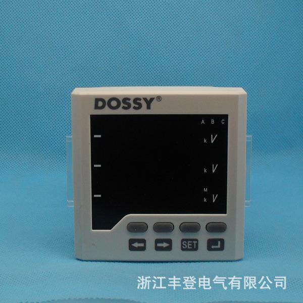 XD72-3V三排显示LED电压表可调变比柜体电参数测量电压表