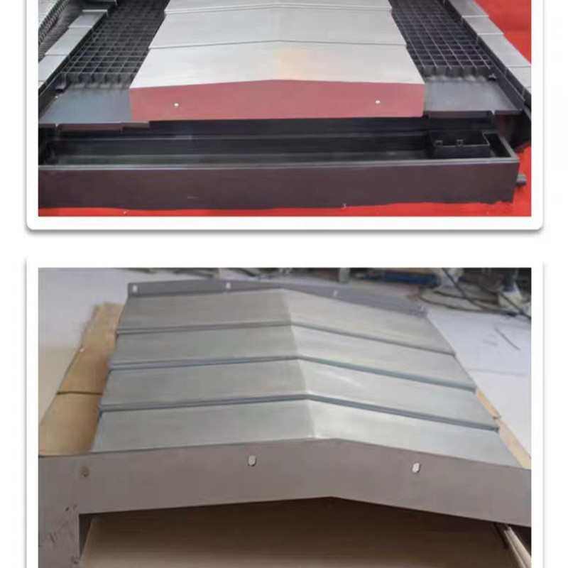 机床风琴式防护罩雕刻机铠甲防尘罩一字型防护帘升降机风琴防护罩