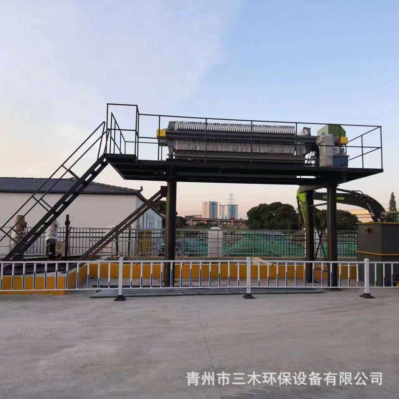 全自动固液分离机工业泥浆污水处理设备板框压滤机厂家直销