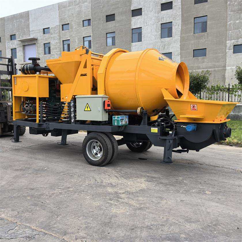 混凝土输送机混凝土搅拌机混泥土搅拌输送一体机450搅拌输送泵