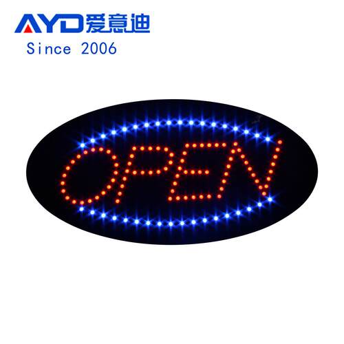 供应LED广告牌OPEN灯指示牌LEDSignBoard24x48cm