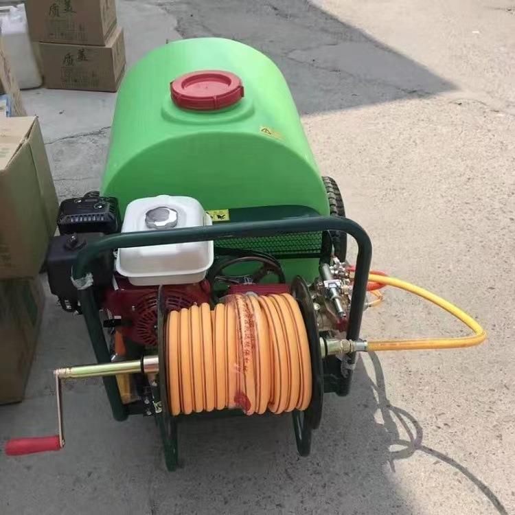 山东厂家打药机电动农用高压卷管喷雾器果树园林柱塞泵农药
