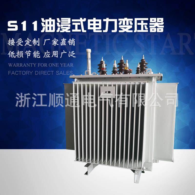 S11-M-315KVA油浸式变压器315KVA全铜油浸式电力变压器10KV变压器