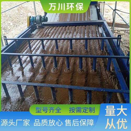 万川压滤机水处理盾构泥浆处理污泥浓缩脱水一体机带式压榨压滤机