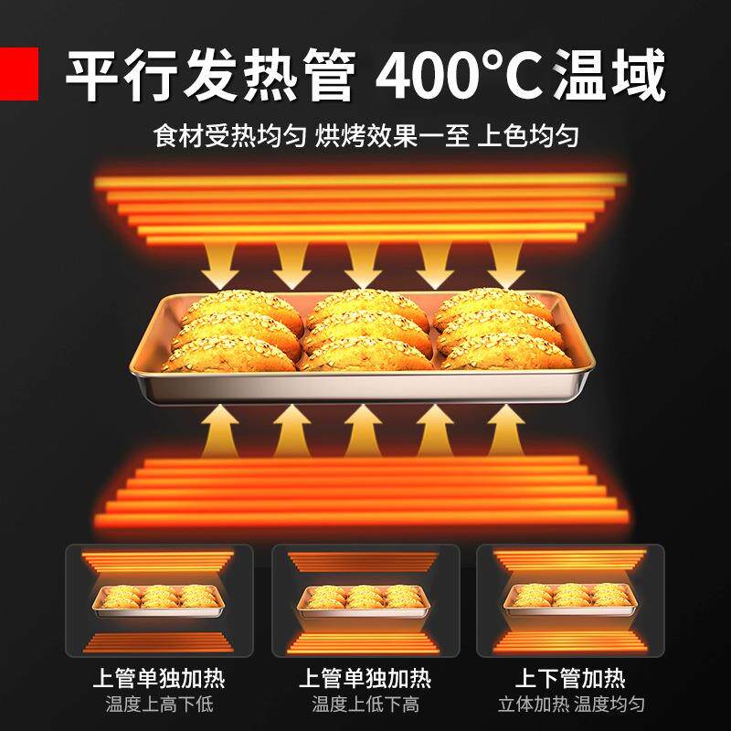 跨境烤箱商用二层容大量大型电蛋糕店烘培蛋挞披QPJ萨面包商用业