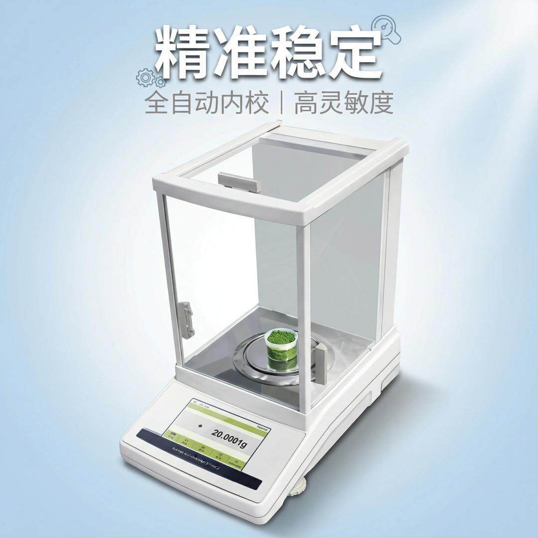 0.1毫克级触摸屏全自动内校电子天平FA3004T