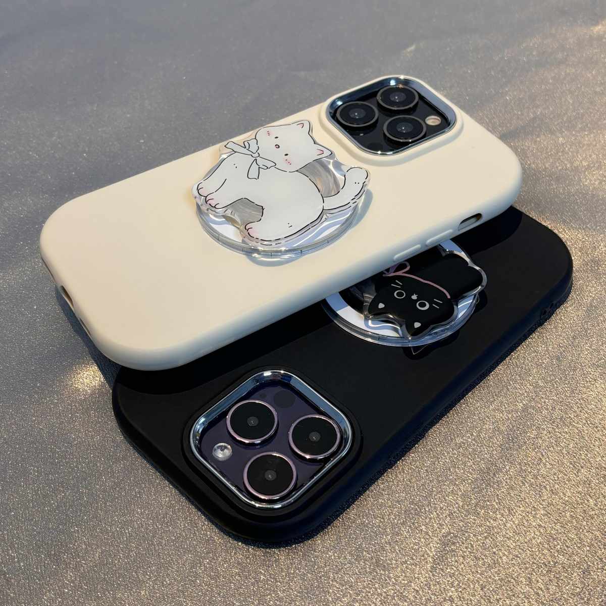 小胖气囊卡通小猫磁吸支架S20适用VIVO X200pro手机壳X70/S19/X10