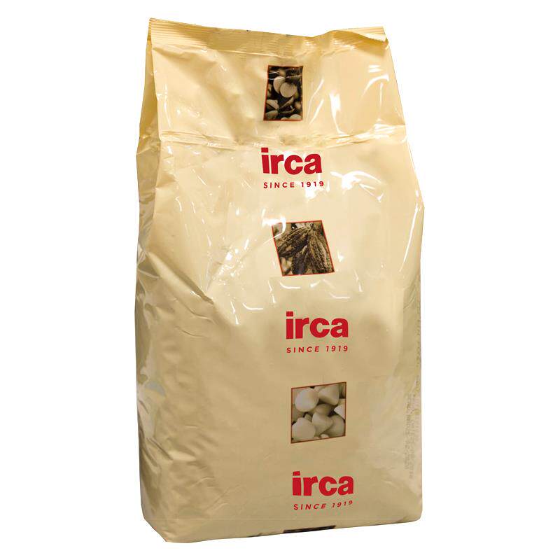 IRCA意瑞卡黑巧克力5kg进口纯可可脂白巧克力甜品生巧烘焙