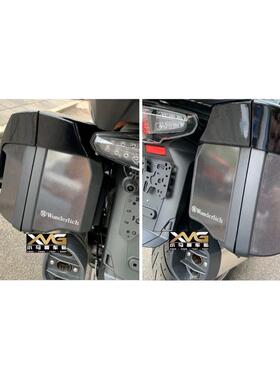 W厂宝马摩托车尾箱边箱贴纸K1600GTLR1200RT后备箱侧箱反光黑贴花