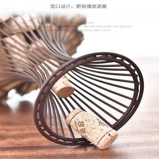 红酒塞收纳筐软木塞红酒瓶塞收纳篮葡萄酒塞收集篮子收纳壶