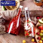 W1TR泡酒瓶酿酒玻璃空瓶子密封罐带盖葡萄装 红白酒食