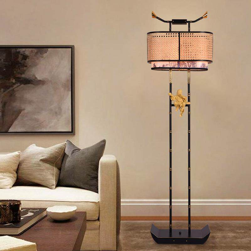 手工竹编吊灯 新中式个性创意古典套灯 餐厅农家乐仿古竹艺灯饰