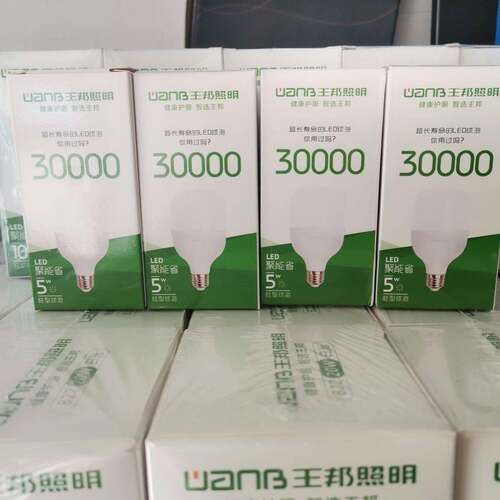 王邦照明led灯泡高亮球泡e27螺口B22卡口节能灯泡厂房仓库照明