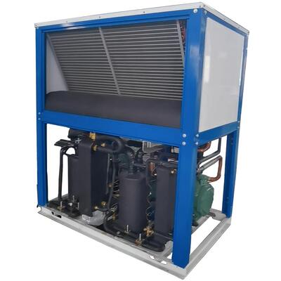 6kw, -80°C双机复叠制冷机用于液化设备或有机气体分离环保系统