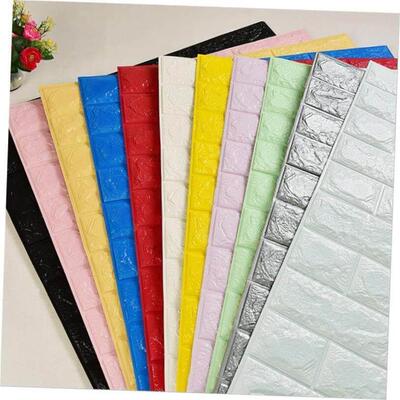 3D Wall Stickers Self Adhesive Foam Brick Room Decor DIY