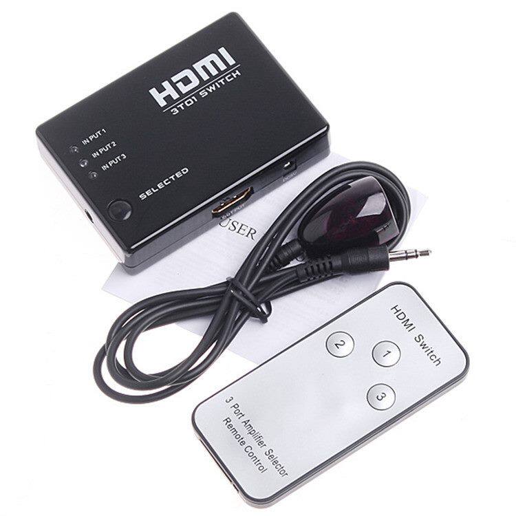 HDMI切换器 三进一出 3进1出 支持1080P 带遥控器带在类目 3C数码配件, 家电影音周边配件, 分配器/分频器/分支器中 - 来自Buy2taobao.com提供专业的淘宝代购服务