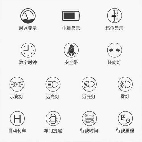 Model3专车专用 汽车抬头显示器modelY汽车显示屏 液晶仪表盘车载