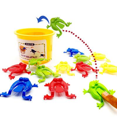 5/10 Pcs Jumping Frog Bounce Fidget Toys For Kids Novelty As