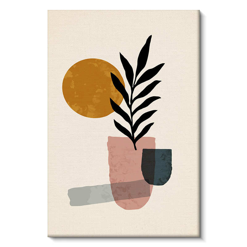 无手工装饰画兰迪北欧画客厅风格莫盈绷挂画手绘卧室浩半艺术框