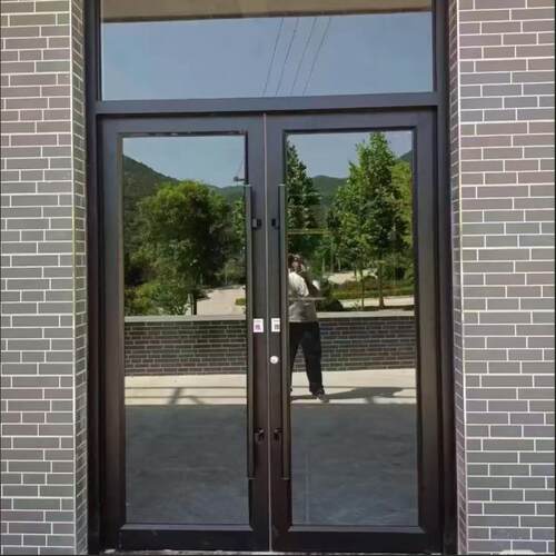 肯德基门厂家定做平开 门麦当劳铝合金门商铺门玻璃门银行门单元