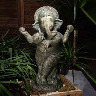 特色树脂雕饰品象鼻神 饰摆件泰国工艺品泰式 东南亚风格 象神装