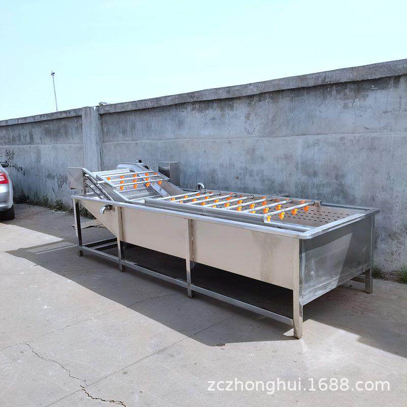 梅干菜气泡清洗机酱菜软包装袋清洗油污设备西红柿青椒清洗机