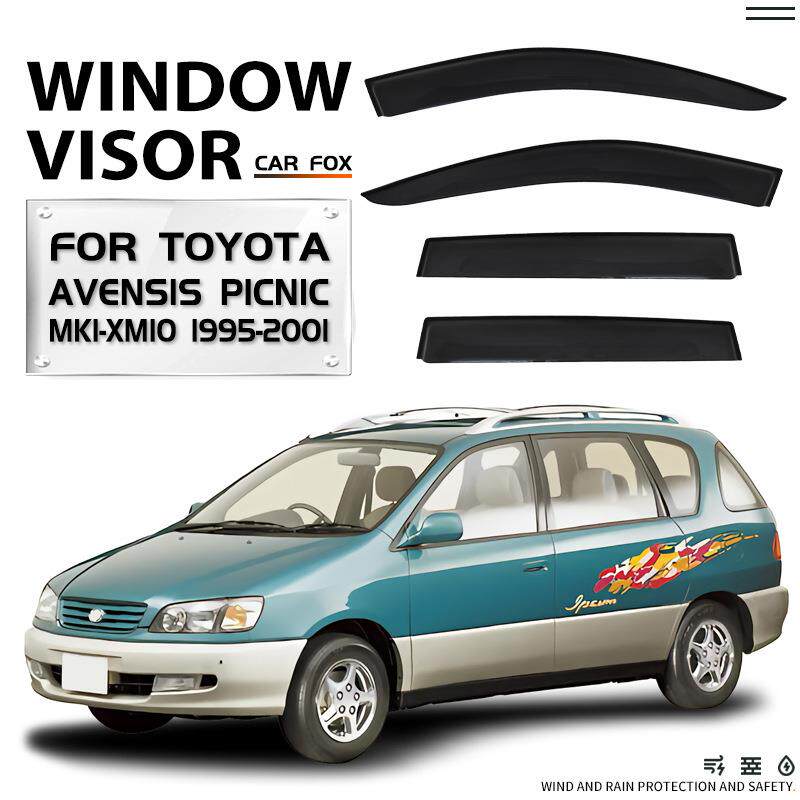 适用于丰田Toyota Avensis Picnic Window visor车窗晴雨挡雨遮阳