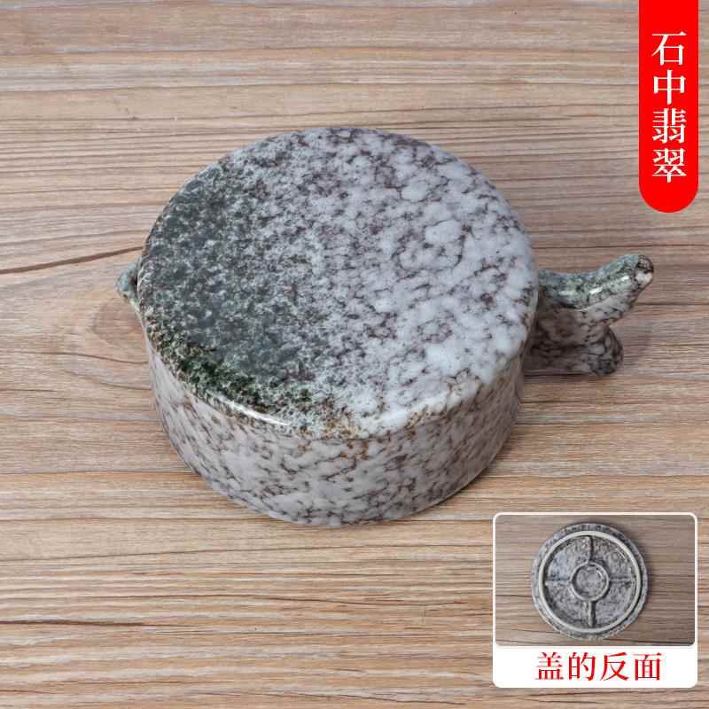 高档砚台书法书专用墨盒墨池笔洗墨盘墨墨碟带盖墨汁砚台笔搁法专