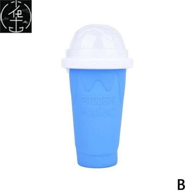 Quick-Frozen Squeeze Cup Slushy Maker Ice Cream Maker