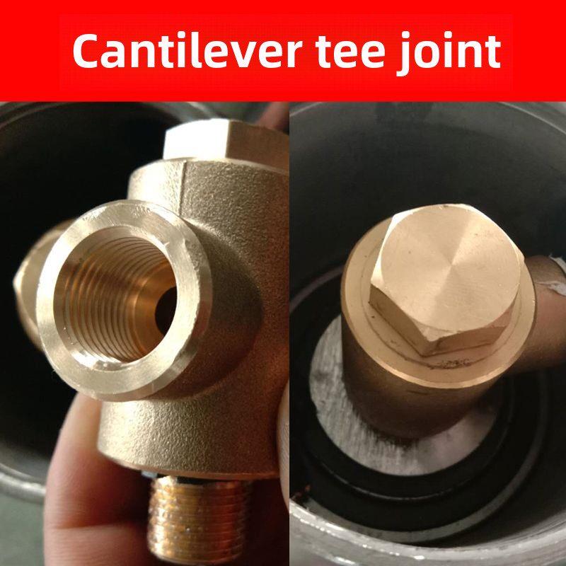 洗车悬臂配件360度旋转卷管器铜接头高压水鼓用旋转万向接头