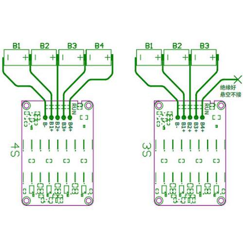 3S 4S Compatible Active Balancer for NCM/LFP 电池主动均衡器