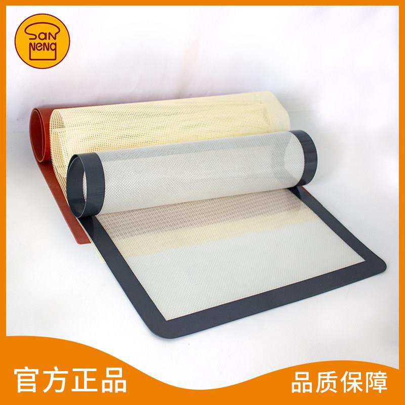 三能烘焙工具SN0491矽胶高温不沾布矽胶揉面垫布案板0492/0495