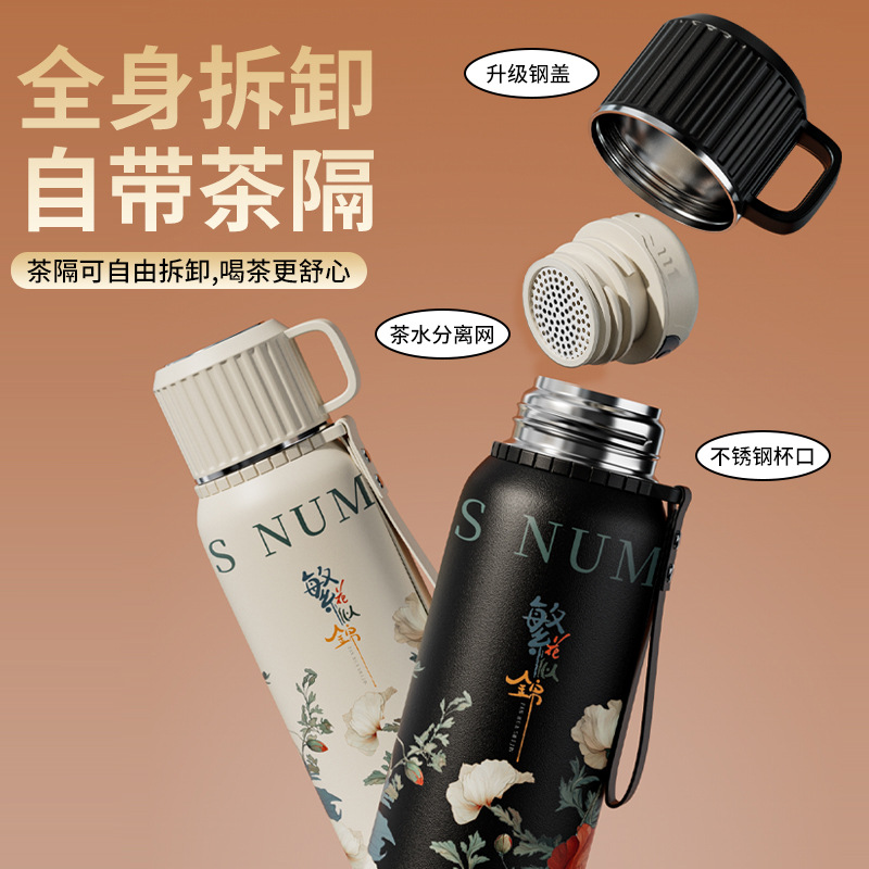 不锈钢保温杯爆款智能水杯保温杯