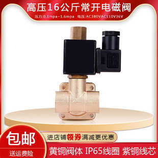 0955常开电磁阀水阀气阀高压16KGAC110V380V2分4分6分1寸2寸现货